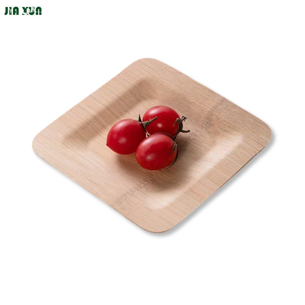 bamboo compostable plates use