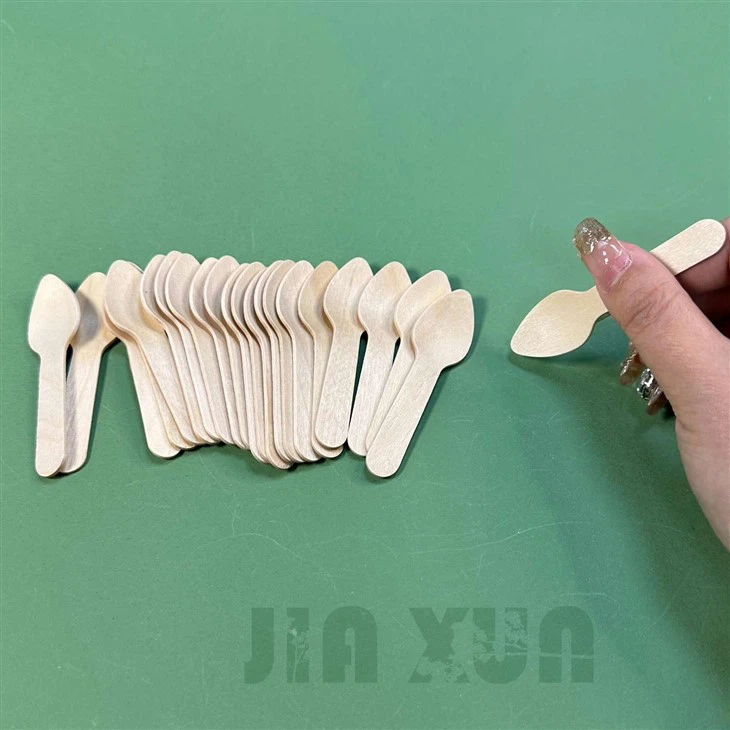wooden sample spoon