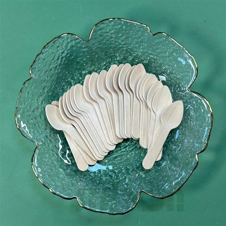 disposible wooden spoon