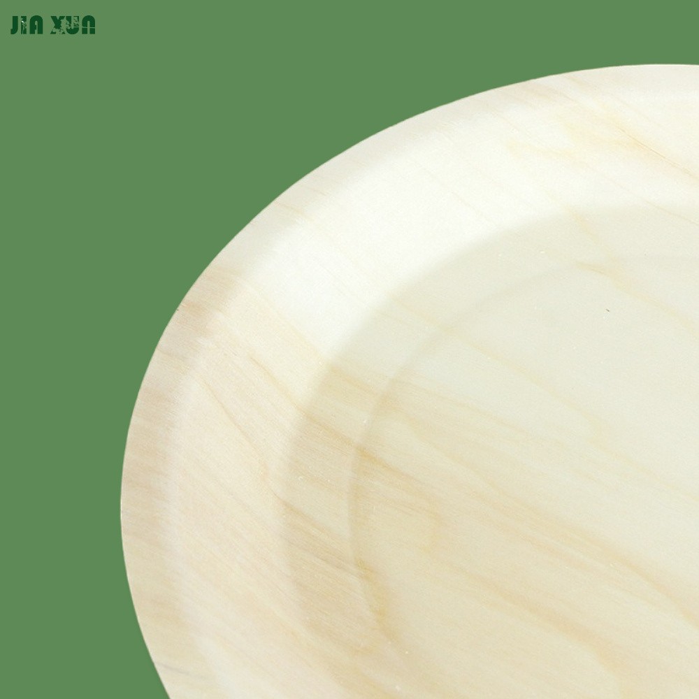 wooden disposable plates details